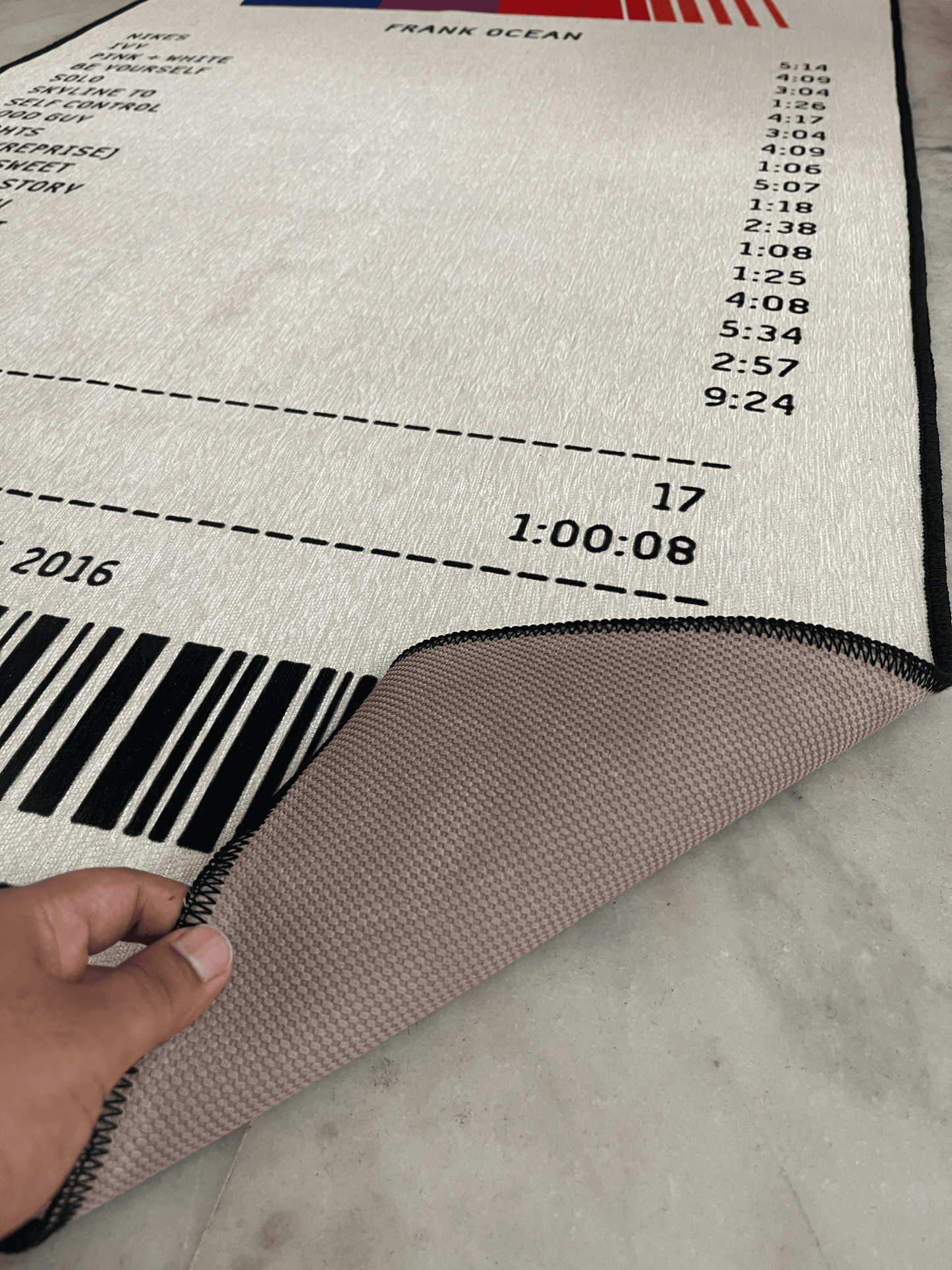 Blonde inspired Receipt Washable Printed Rug