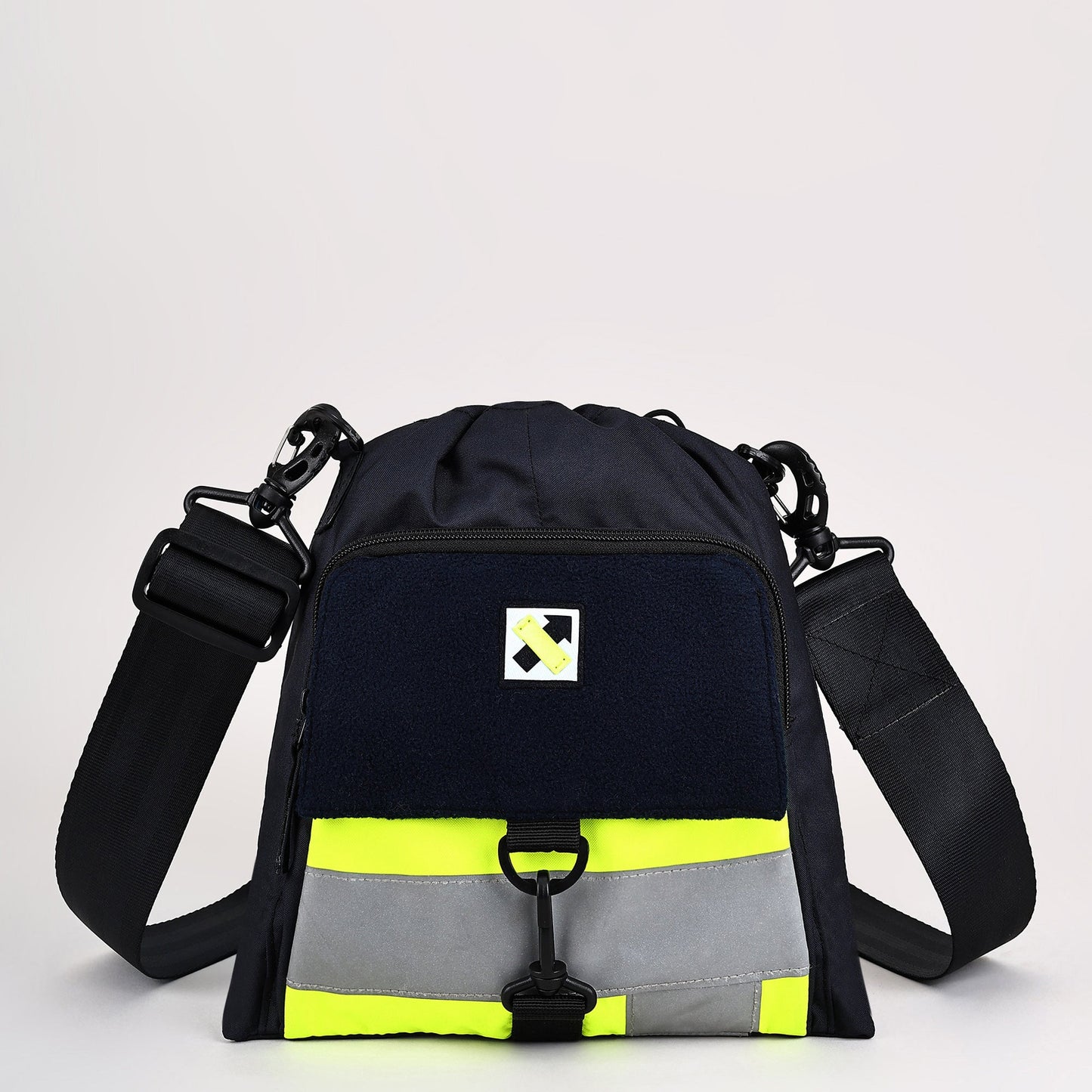 Strobe Drawstring Crossbody Bag - Navy - 29 Styles Available