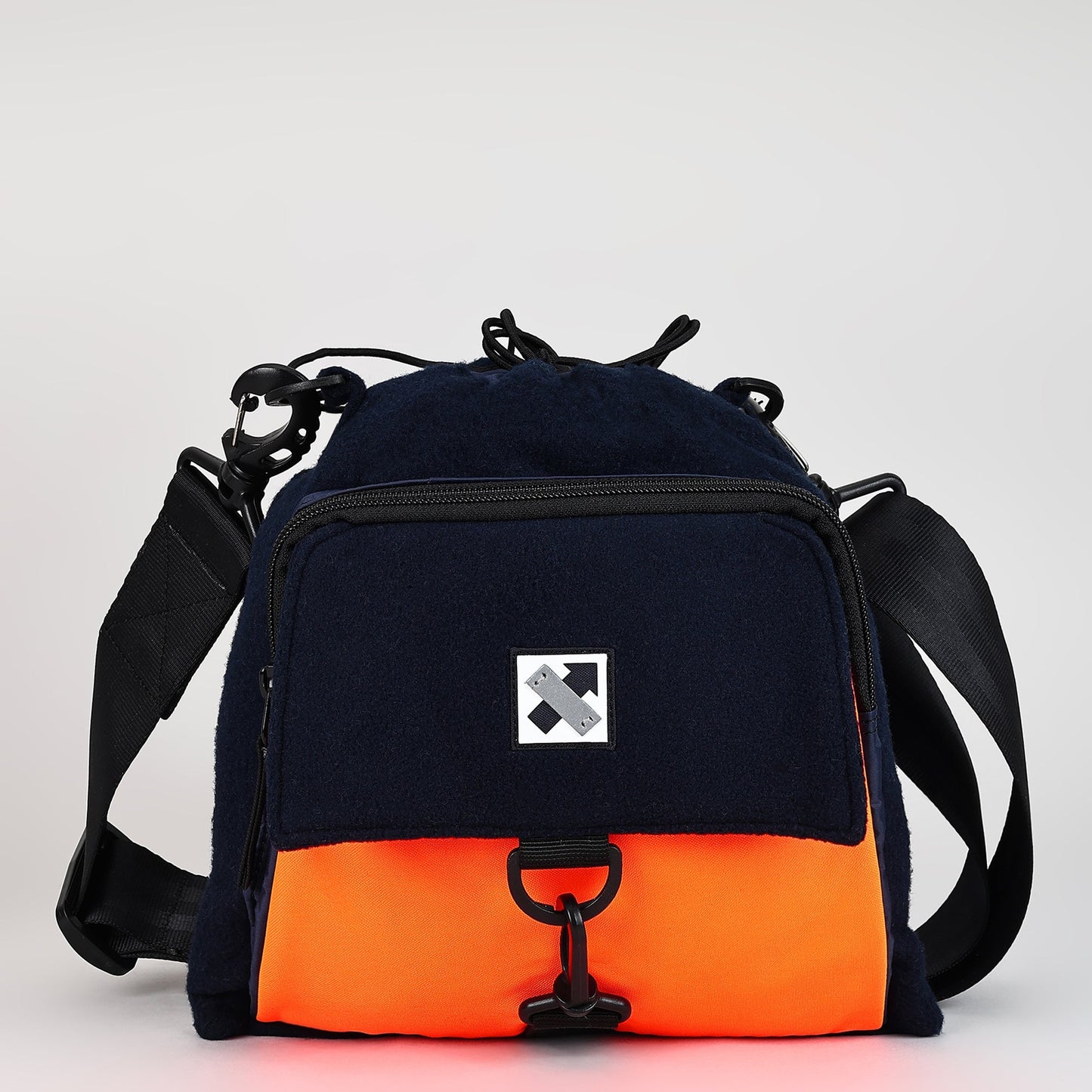 Strobe Drawstring Crossbody Bag - Navy - 29 Styles Available