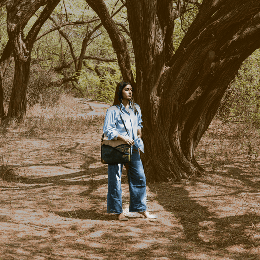 Acacia Vegan Leather Laptop Sleeve - Olive