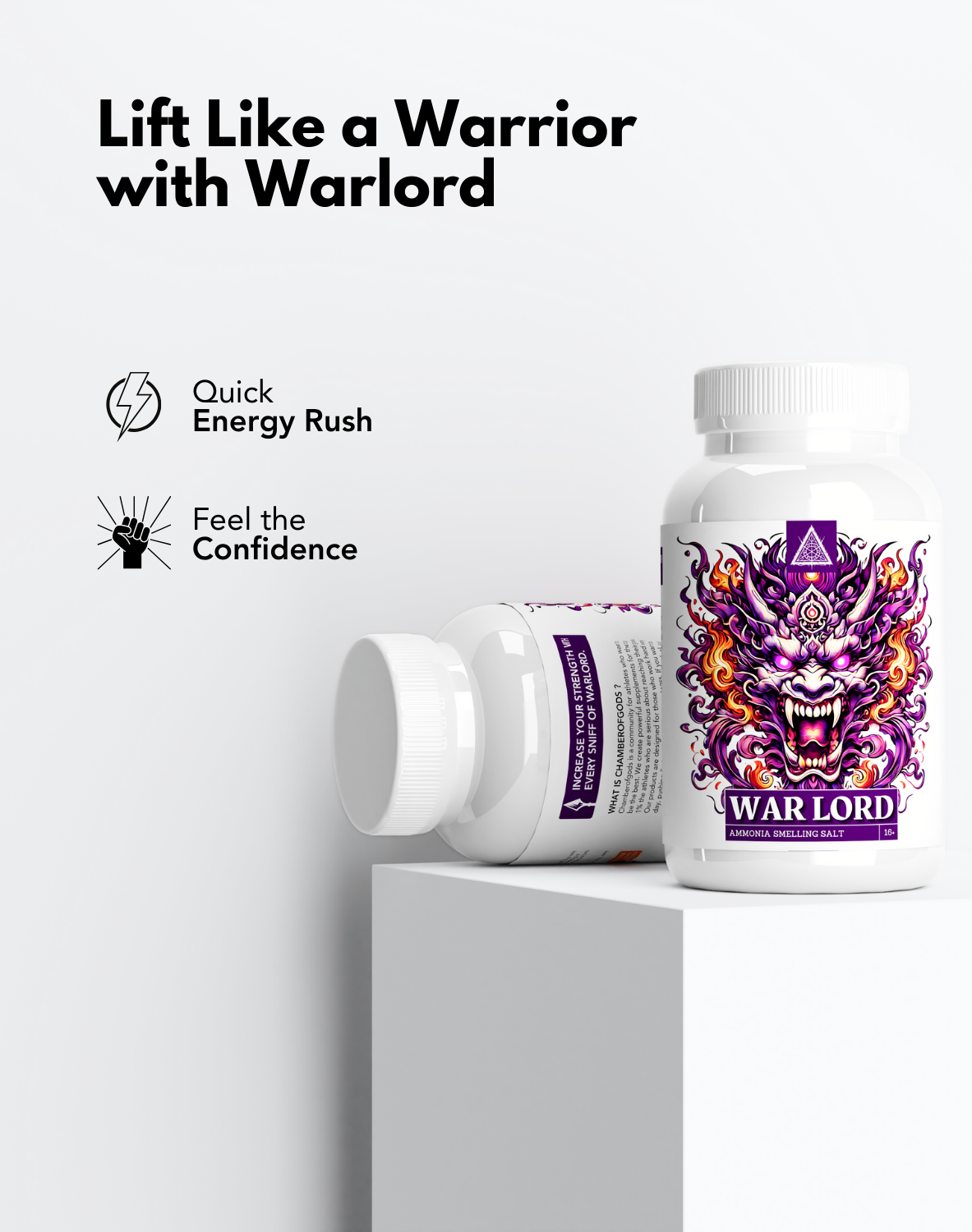 War Lord Smelling Ammonia Salt | For Intermediate Lifters