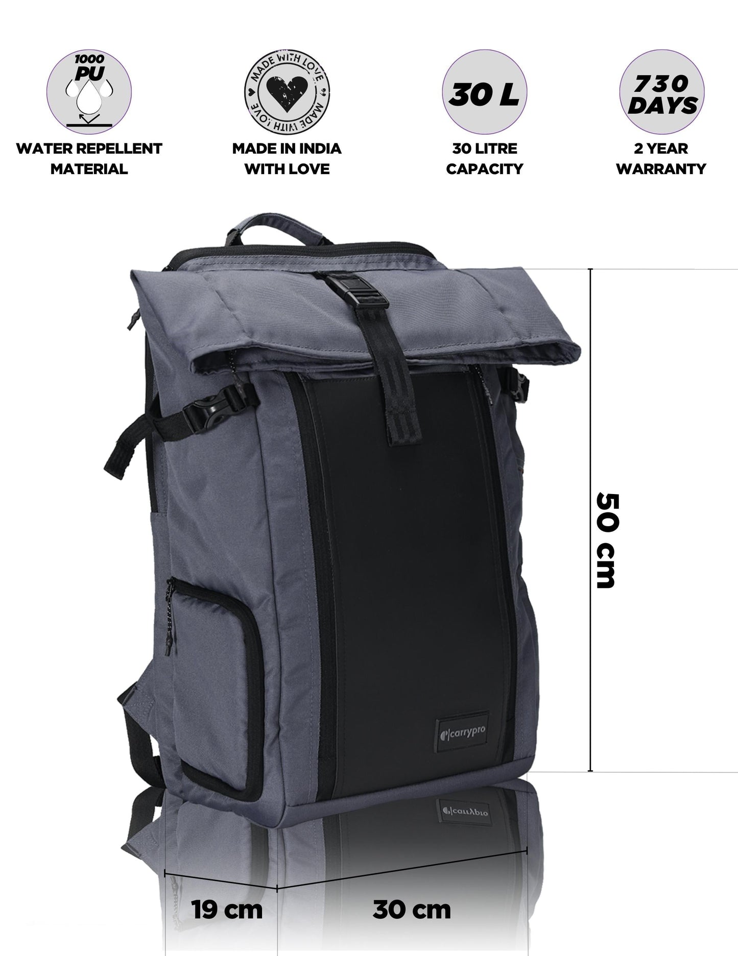 HOBO25 V3.0 Everyday Utility Rolltop Backpack(New)