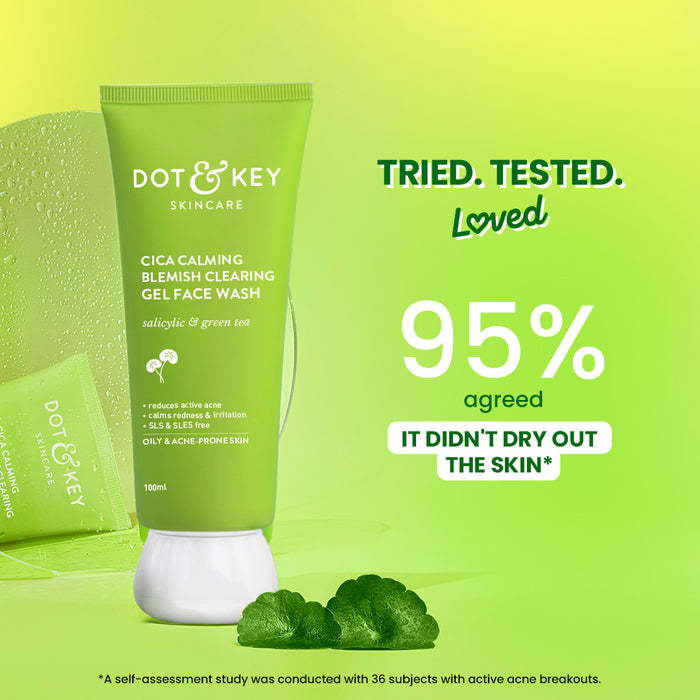 Dot & key Cica + Salicylic Acid Face Wash for Oily Skin