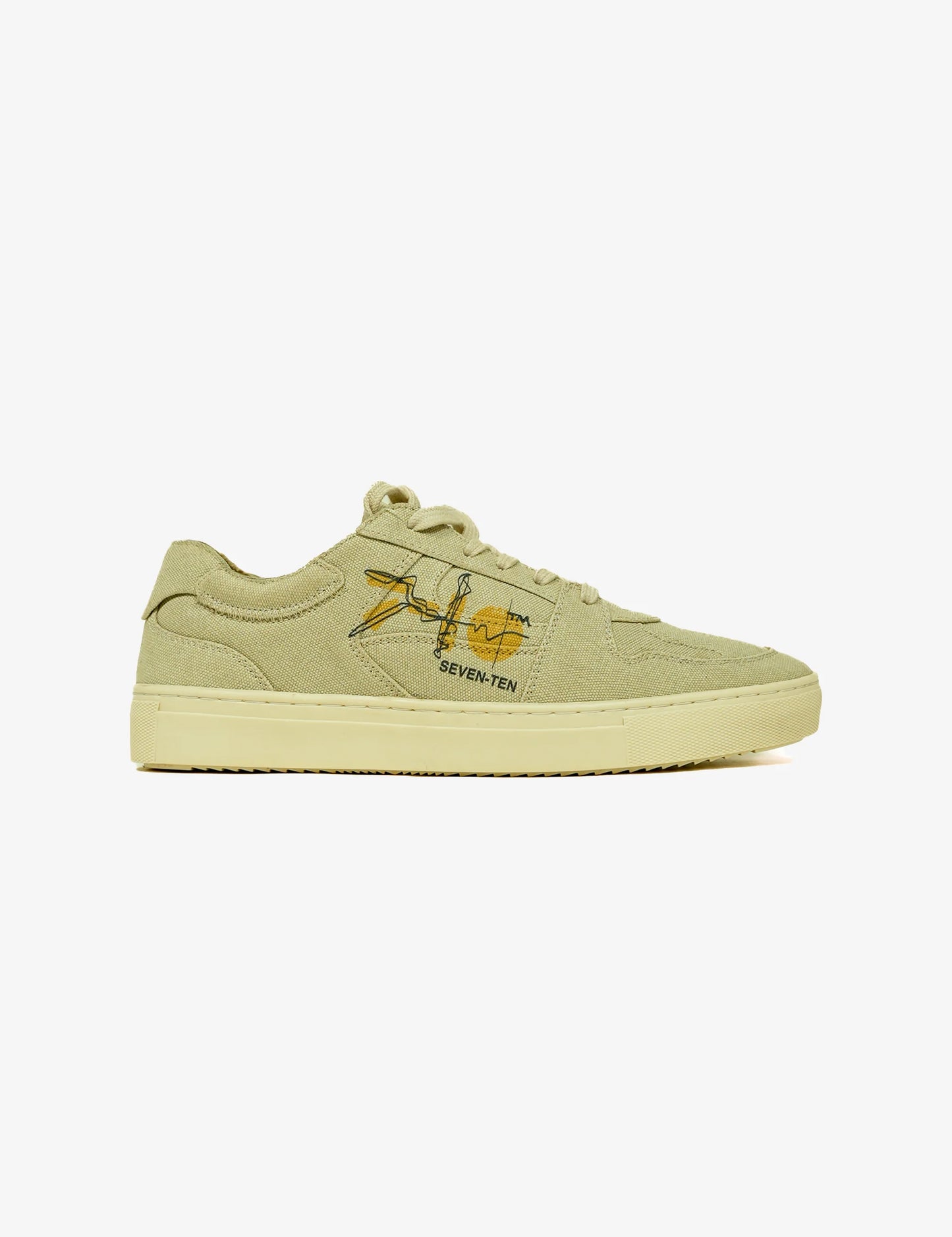 Bamboo beige doodle sneaker | 7-10