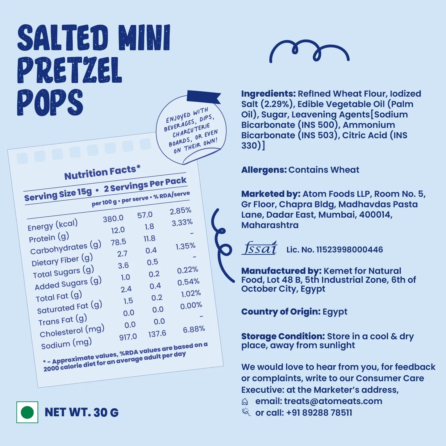 Salted Pretzel Pops
