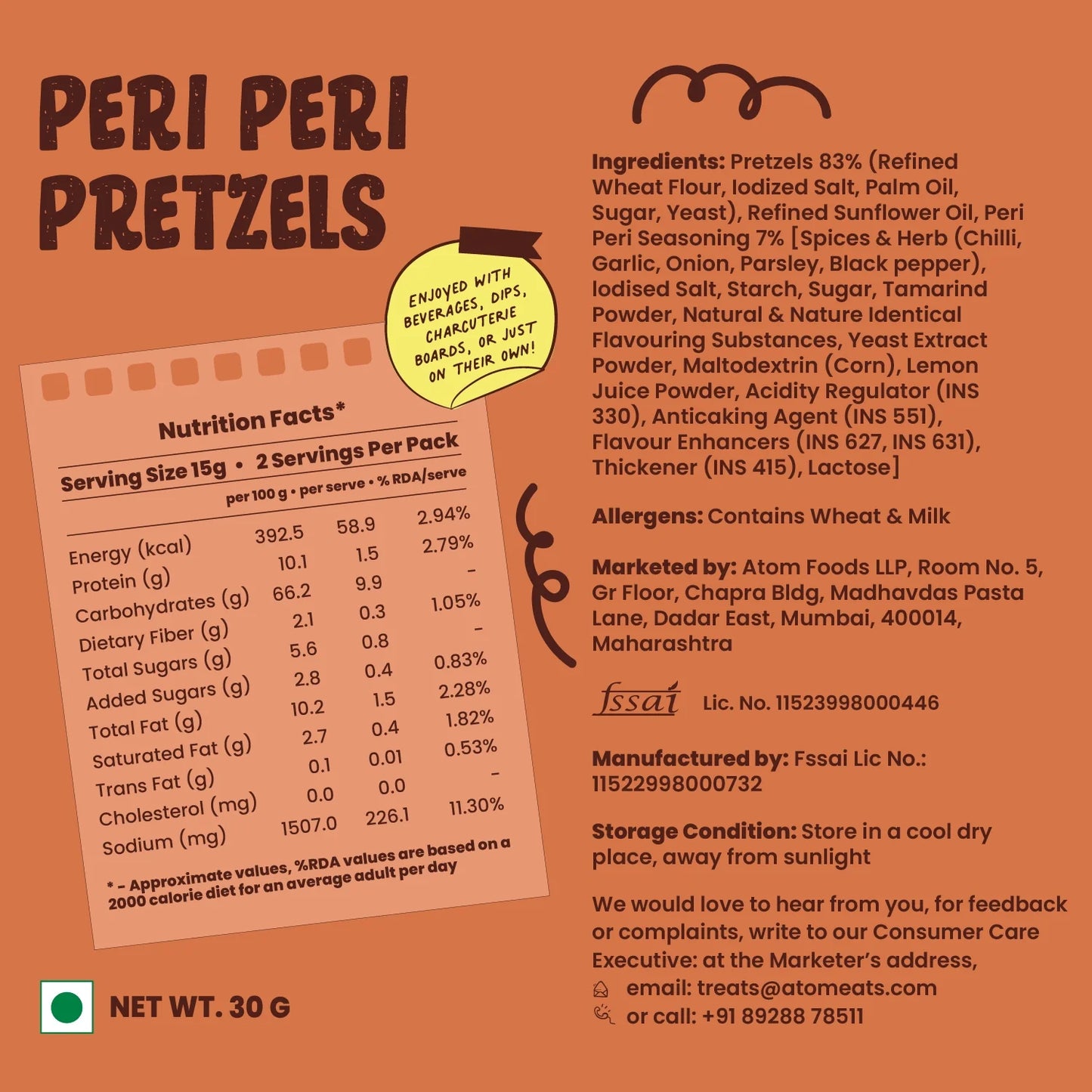 Peri Peri Pretzels