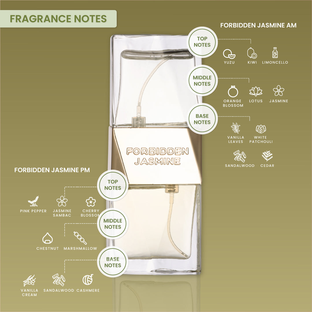 Typsy beauty forbidden jasmine dual sided bottle with two distinct scents