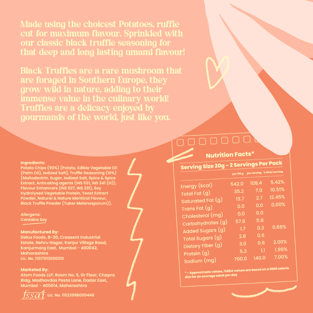 Truffle Potato Chips Party Pack