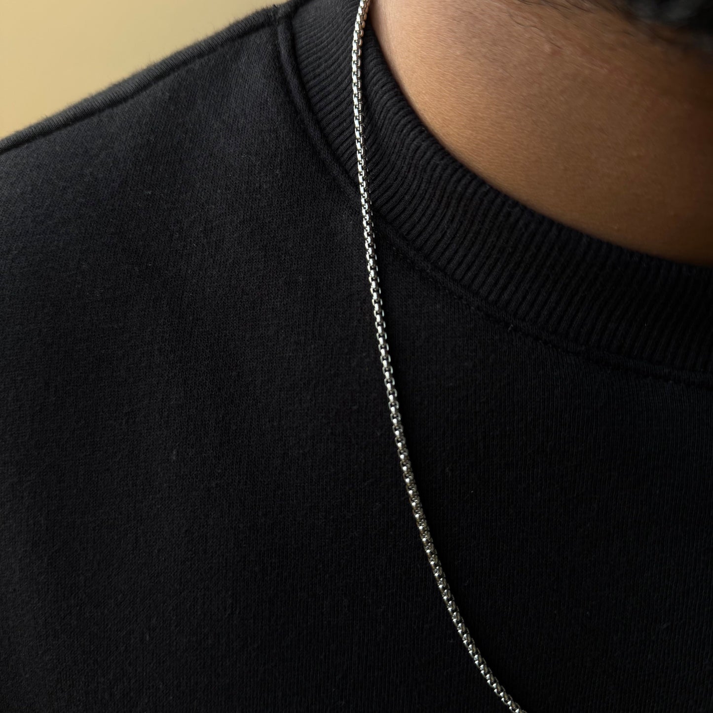 MICRO BOX CHAIN (SILVER)