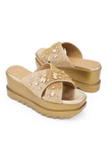 Anaar Glam Factory Wedge Sandals