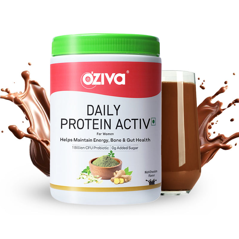 Oziva Daily Protein Activ for Women - Rich chocolate, 300 g