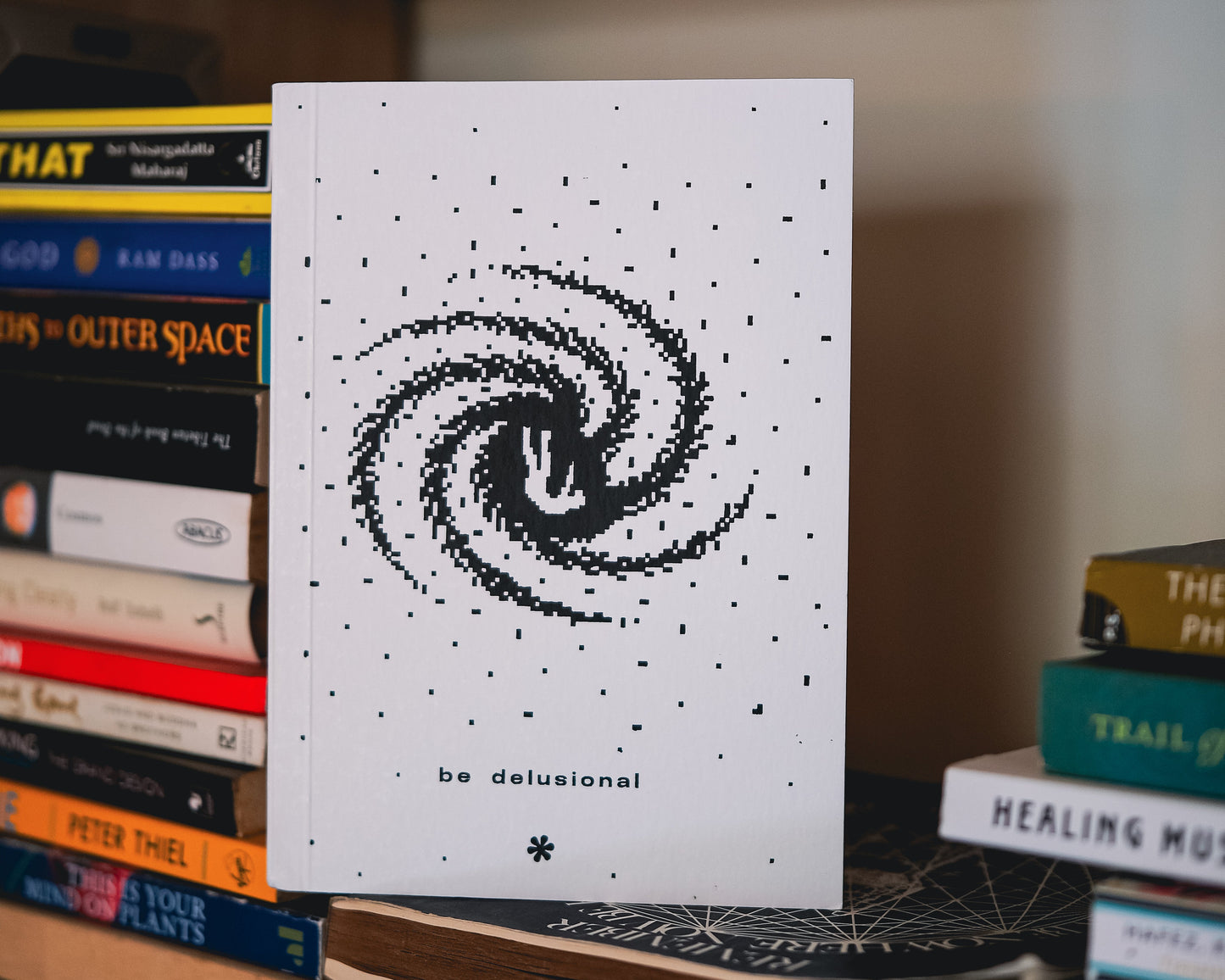 A5 notebook - handmade hemp paper