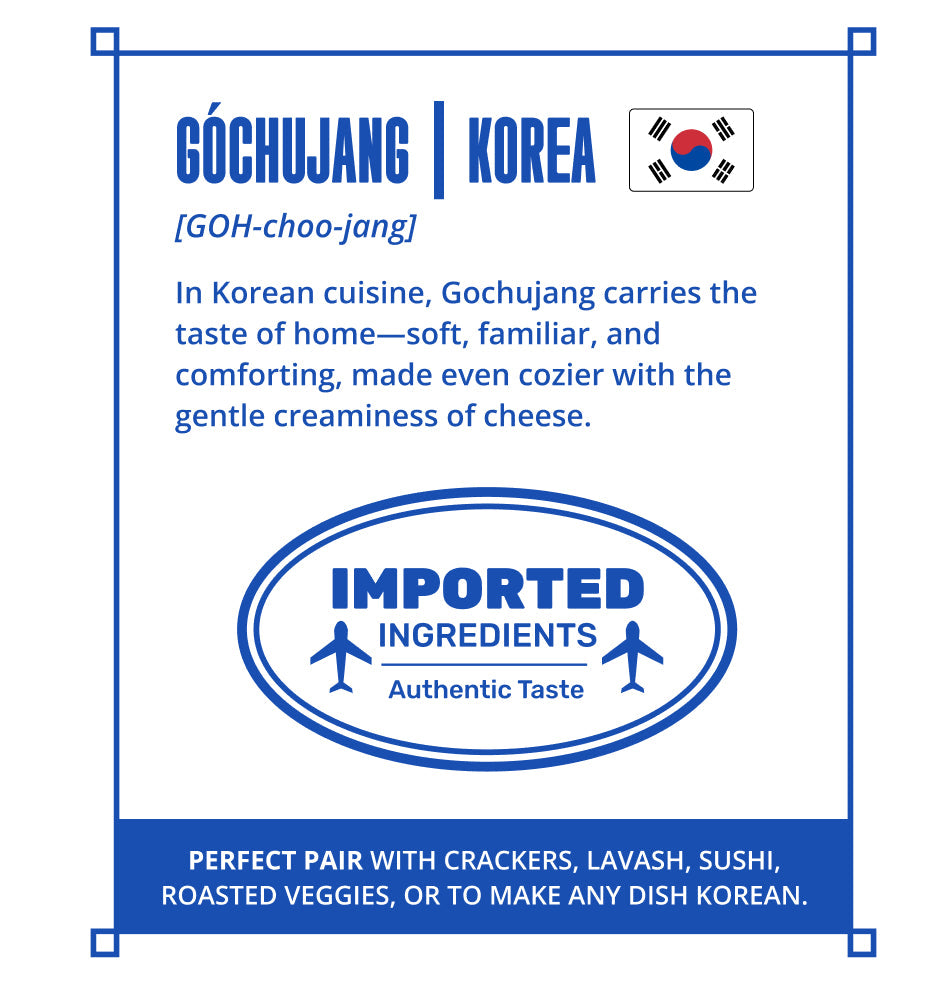 The Perfect Trio: Gochujang, Ema Datshi & Dochi | Korean Dip, Bhutanese Chilly Dip & China Black Bean Dip Combo | International flavors | Ready-to-Eat (Pack of 3) (200gm each)