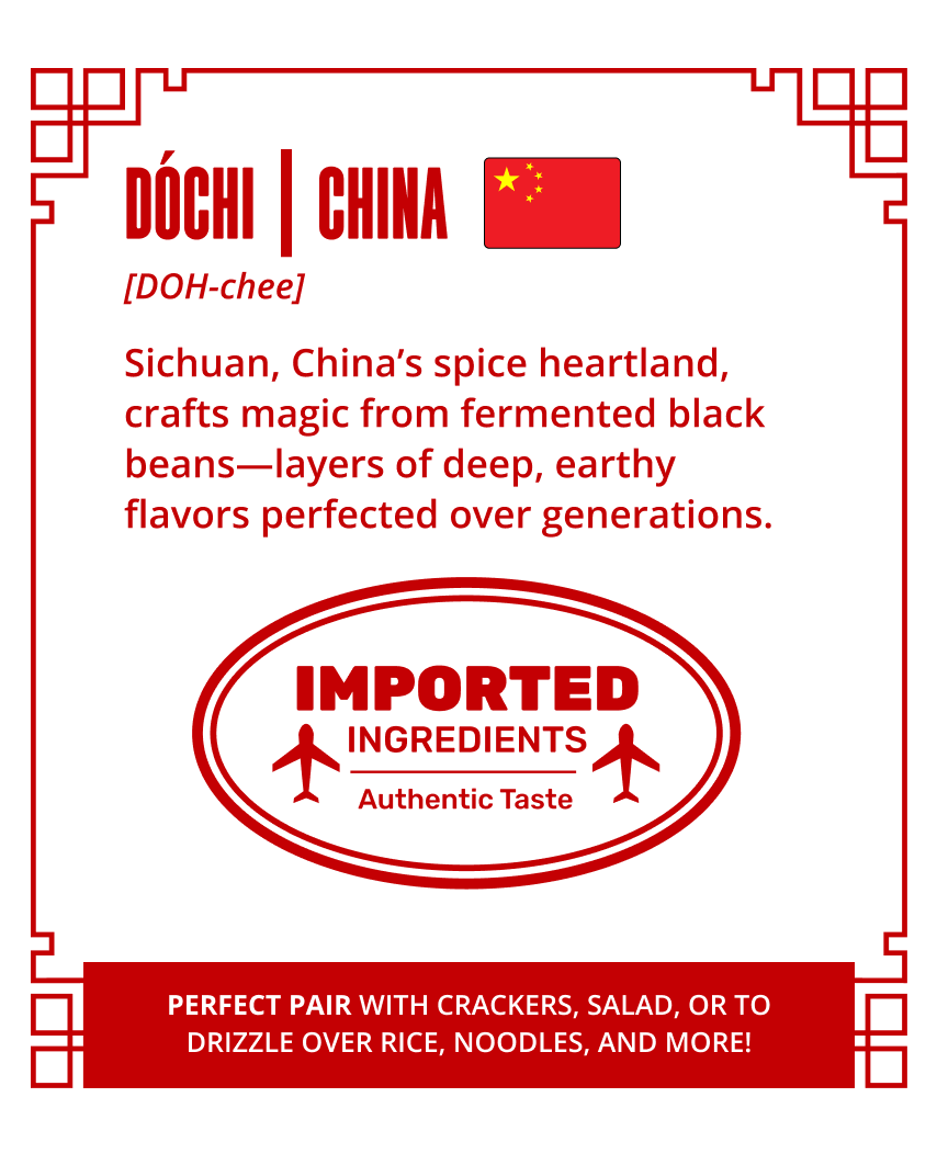 The Perfect Trio: Gochujang, Ema Datshi & Dochi | Korean Dip, Bhutanese Chilly Dip & China Black Bean Dip Combo | International flavors | Ready-to-Eat (Pack of 3) (200gm each)