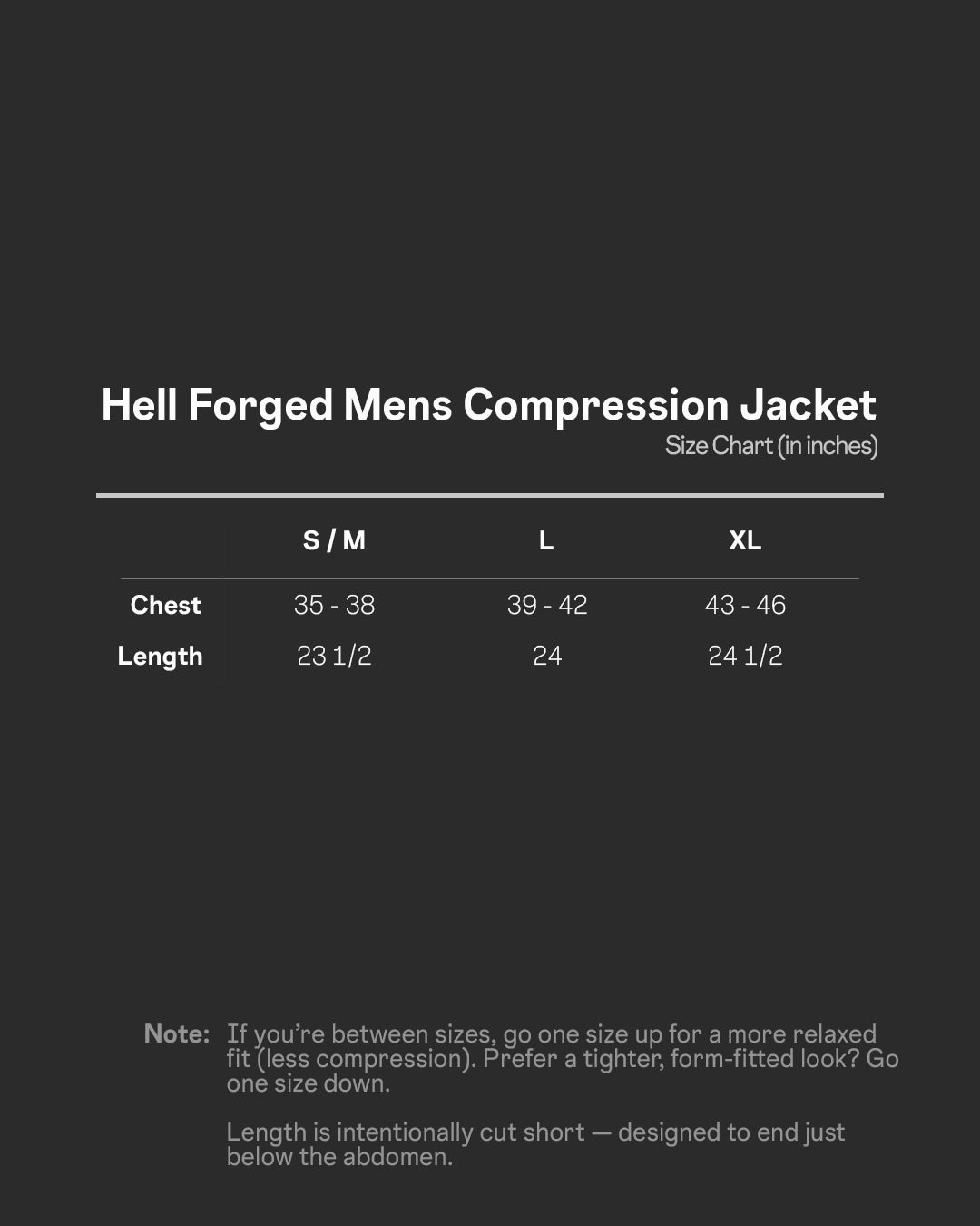 Hell Forged Men's Compression Jacket