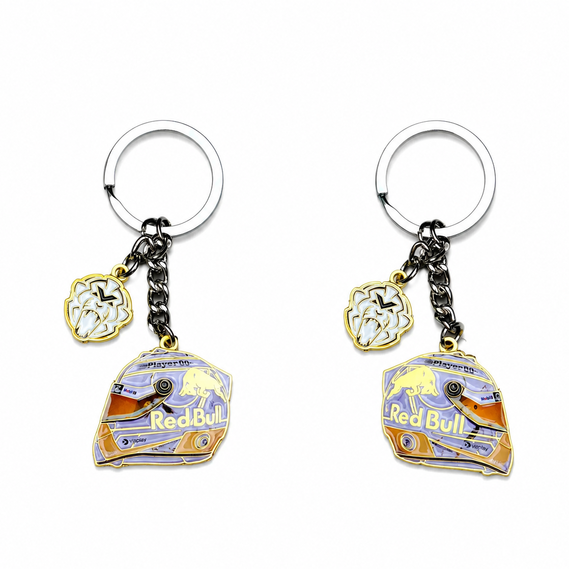 Max Verstappen Quad Champion Special Edition Helmet Keychain
