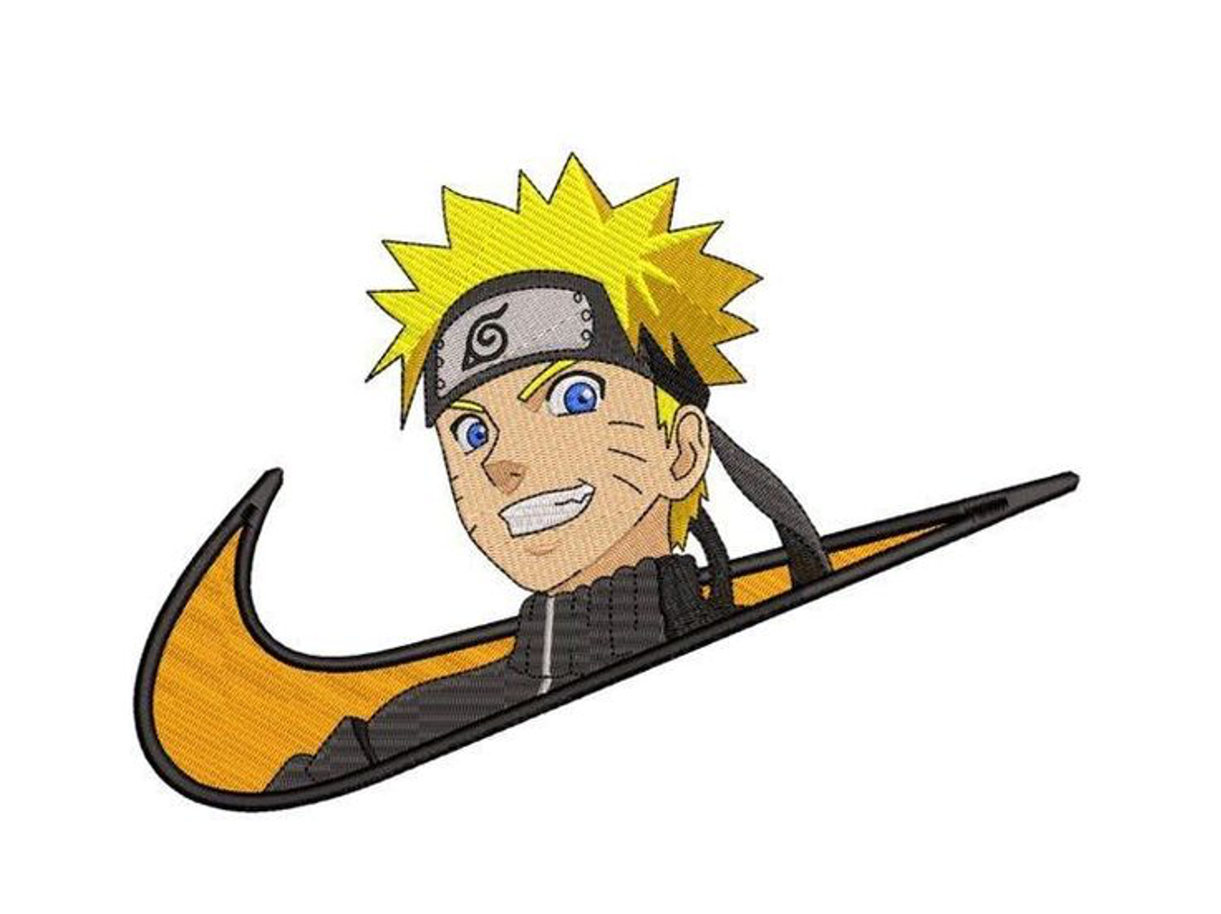 Nike Naruto Hand-Tufted Rug | Anime Room Decor