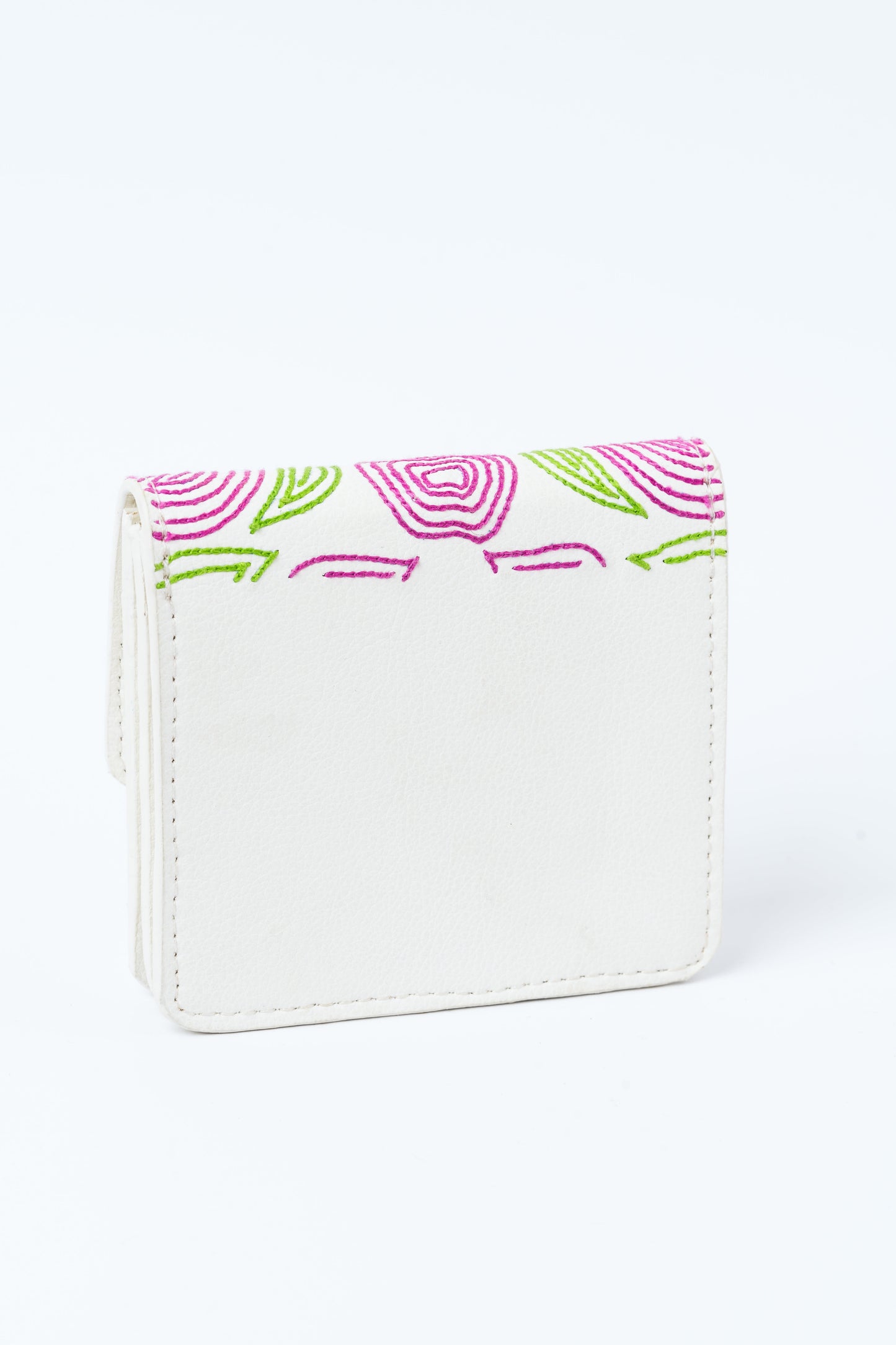 Lana Vegan Leather Card Holder – White