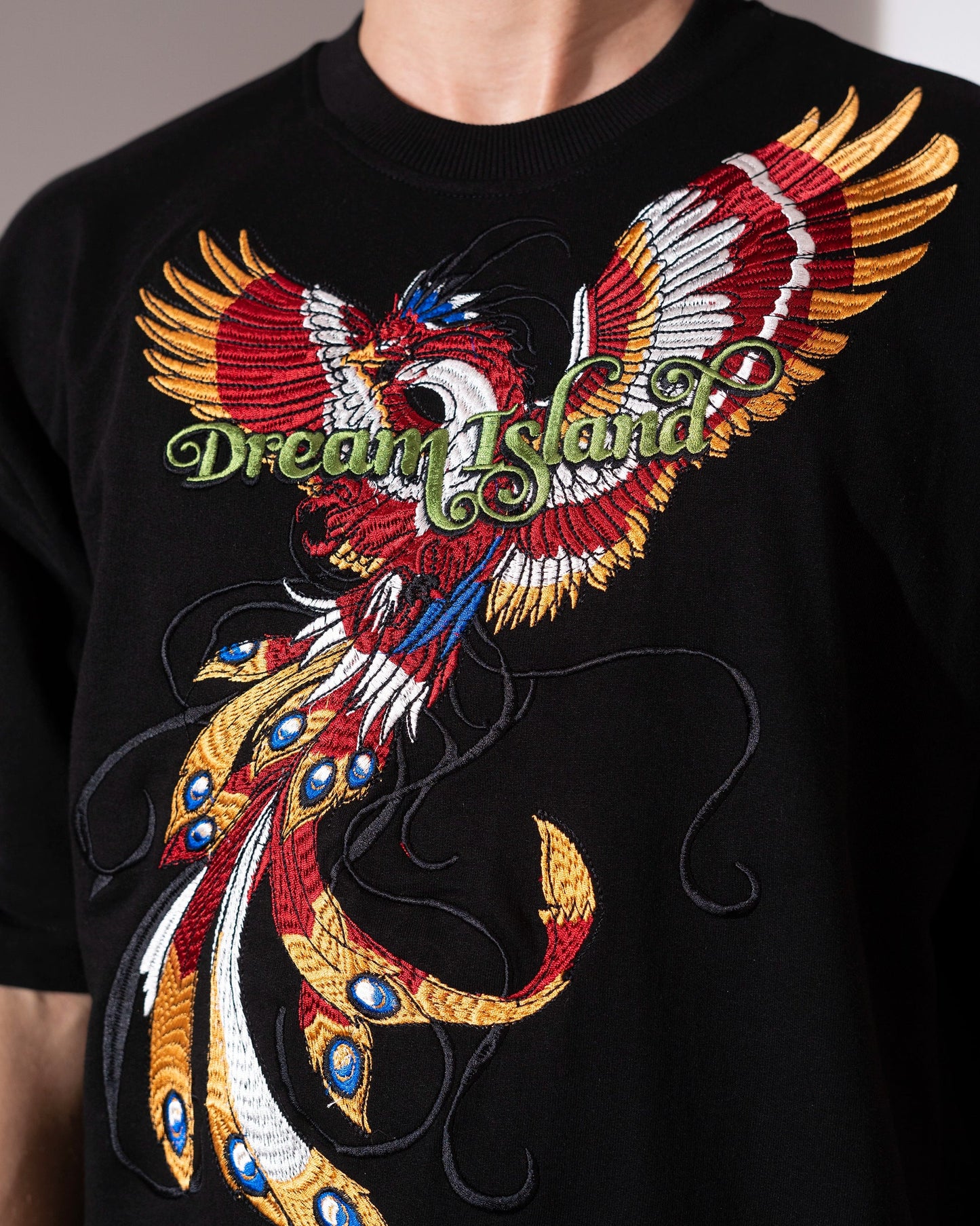 Dream Island PHOENIX CLASH T-SHIRT- BLACK