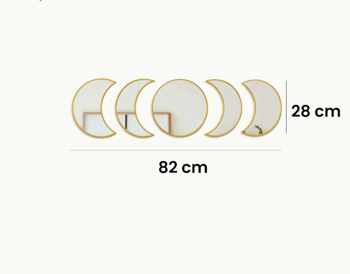 Moonlight Mirrors (Set of 5)
