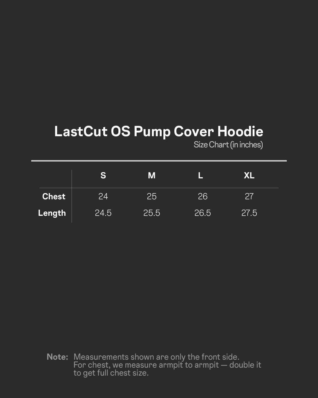 LastCut Oversized Pump Cover Hoodie