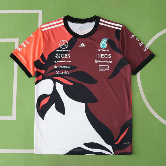 2025 Miami Floral Jersey Tee