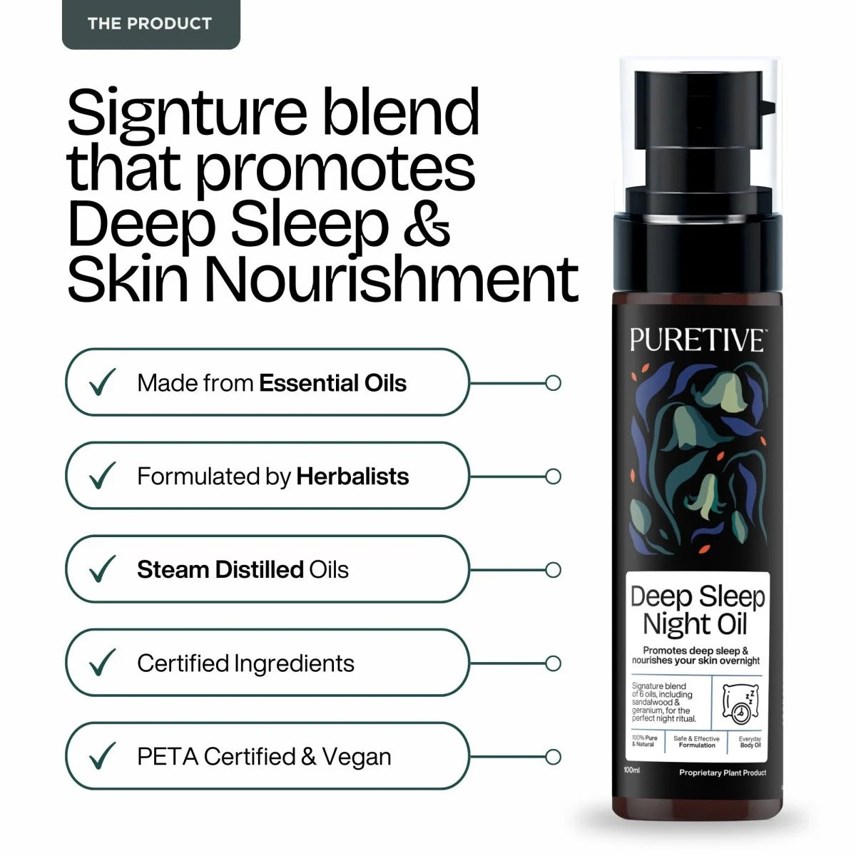 Deep Sleep Night Oil | Puretive