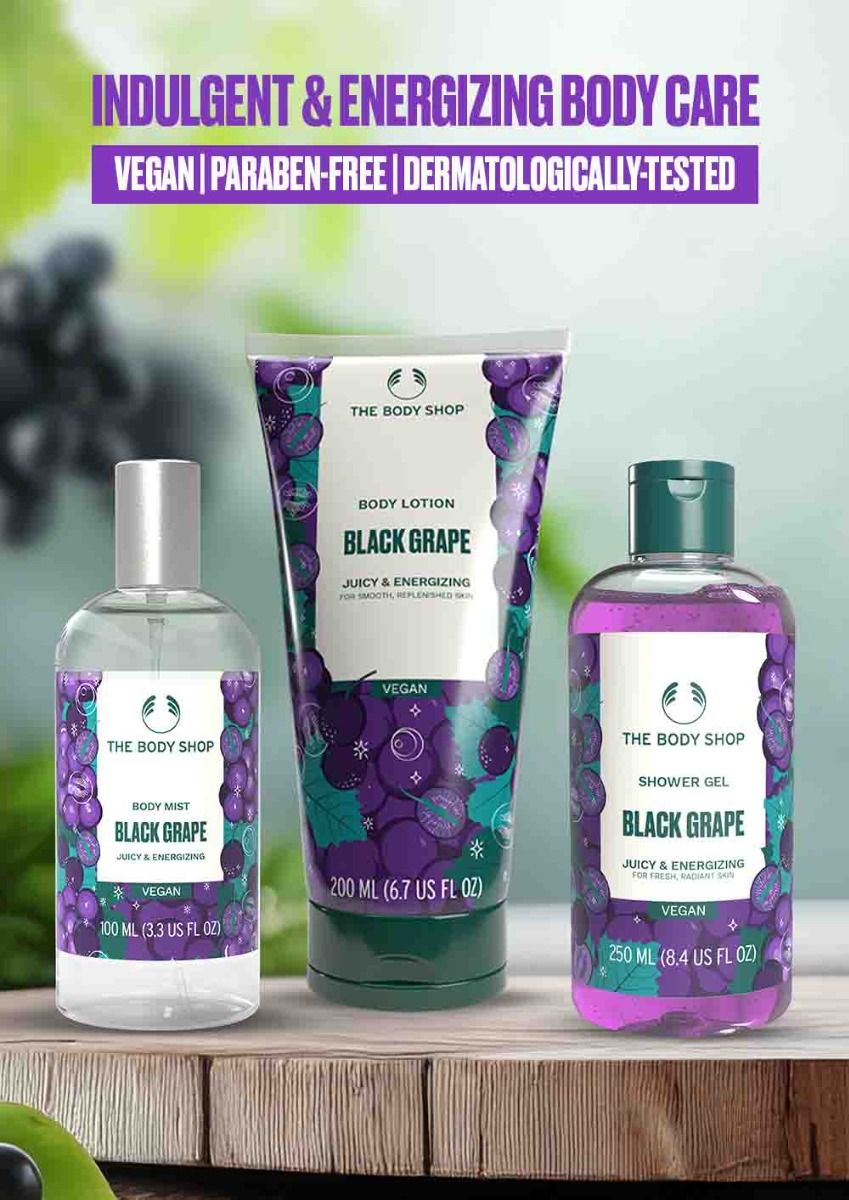 The body shop Black Grape Shower Gel- 250ML