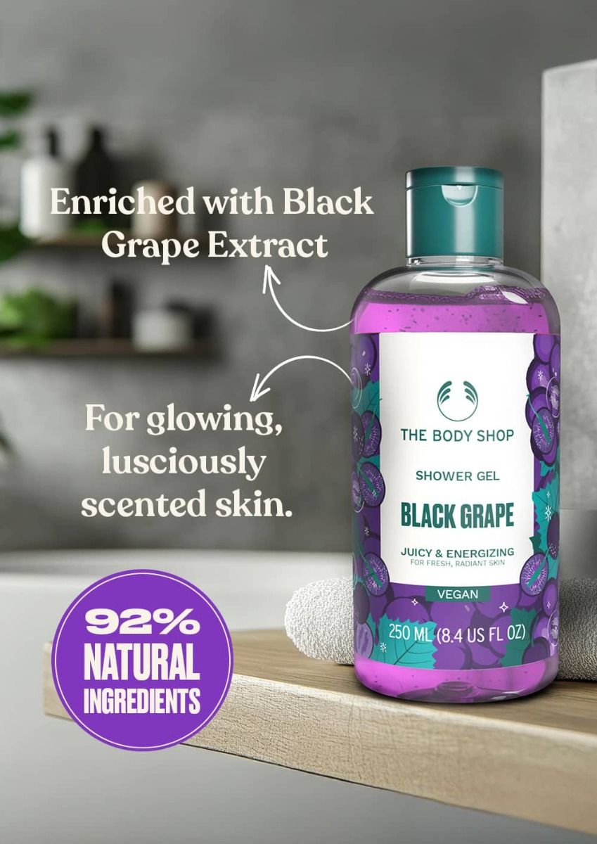 The body shop Black Grape Shower Gel- 250ML