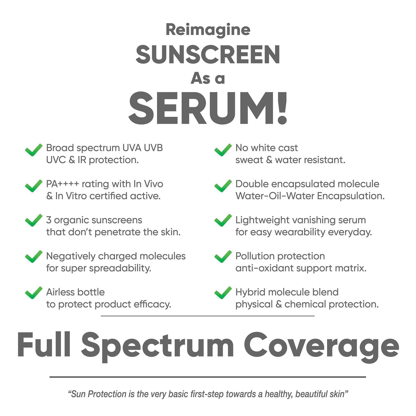 CosIQ SPF 50 Sunscreen Serum, 30ml