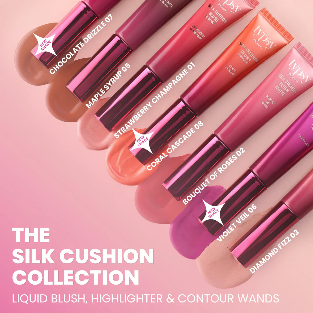 Typsy Silk Cushion Blush