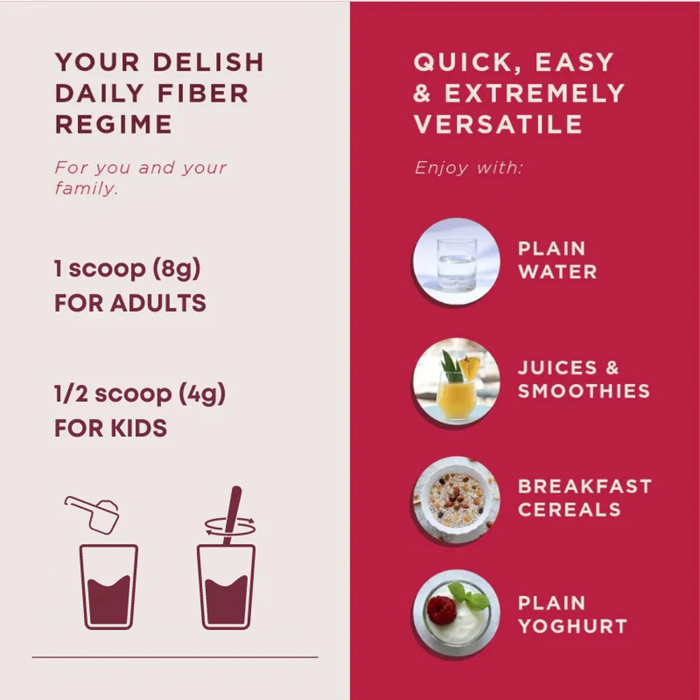 Daily Fiber | Vanilla Berry Flavour | Wellbeing Nutrition