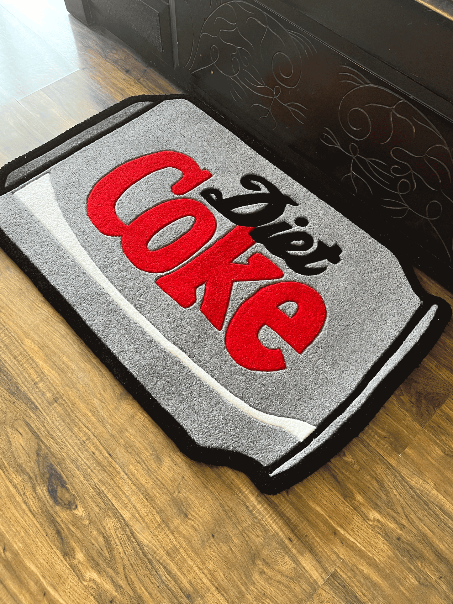 Diet Cola Can Hand Tufted Rug