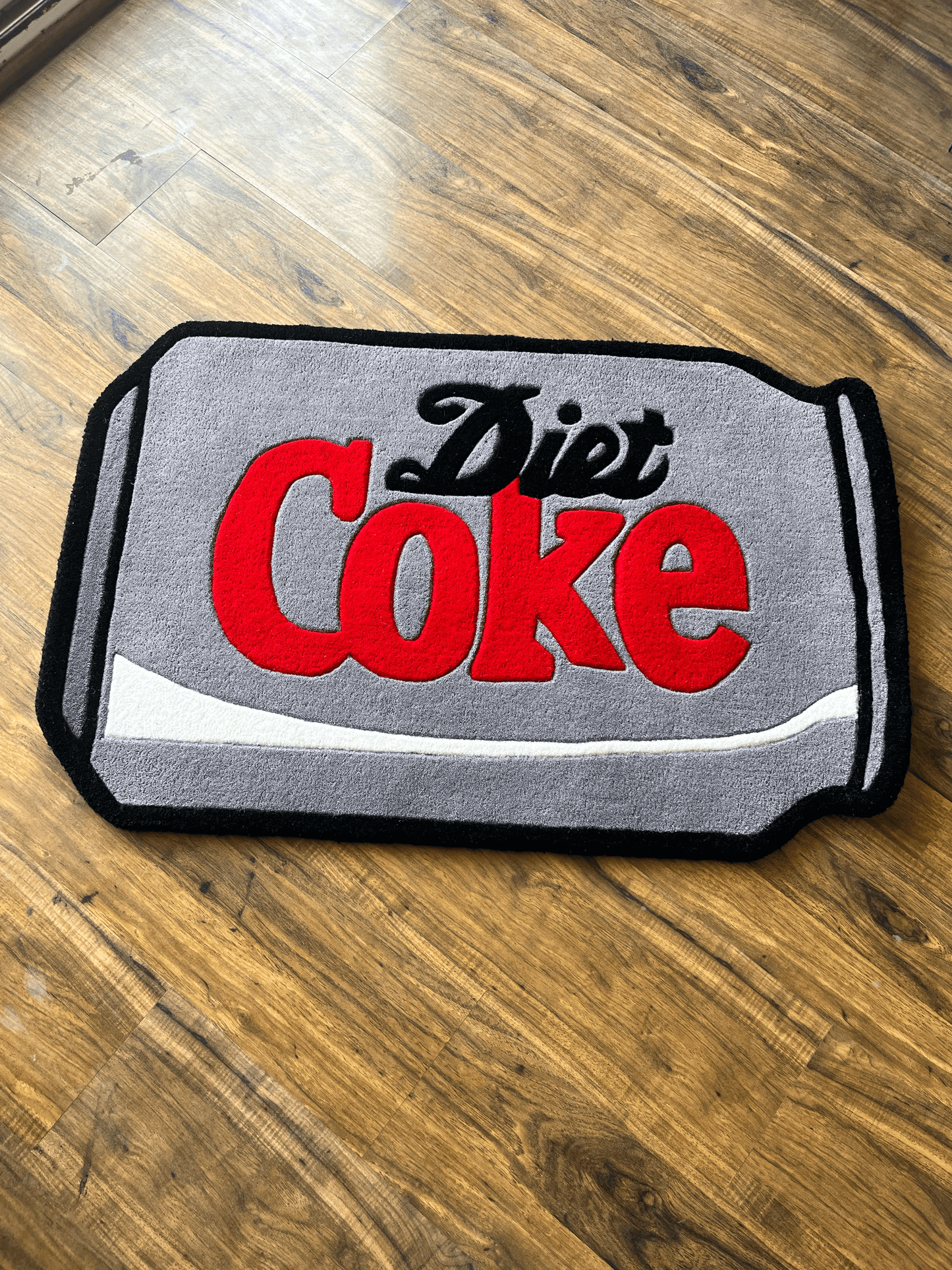 Diet Cola Can Hand Tufted Rug