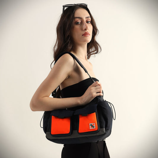 Strobe Dual Handle Bag - Navy - 13 Styles Available