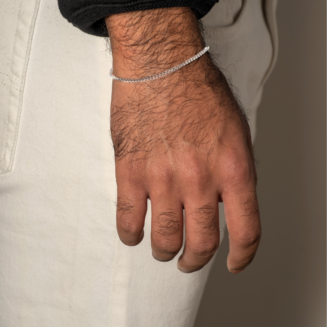 MICRO BOX BRACELET (SILVER)