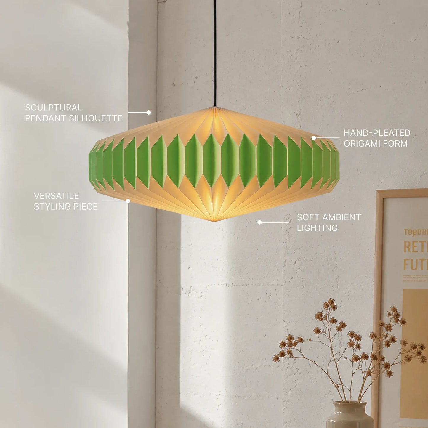 Oblong 2 Paper Pendant Lamp