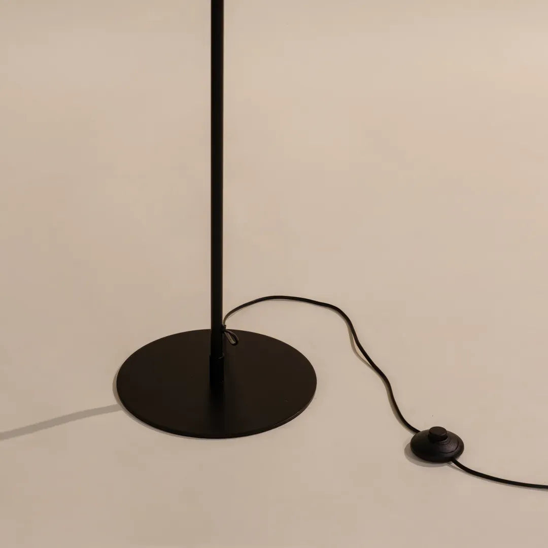 Bird's Nest Rattan Floor Lamp