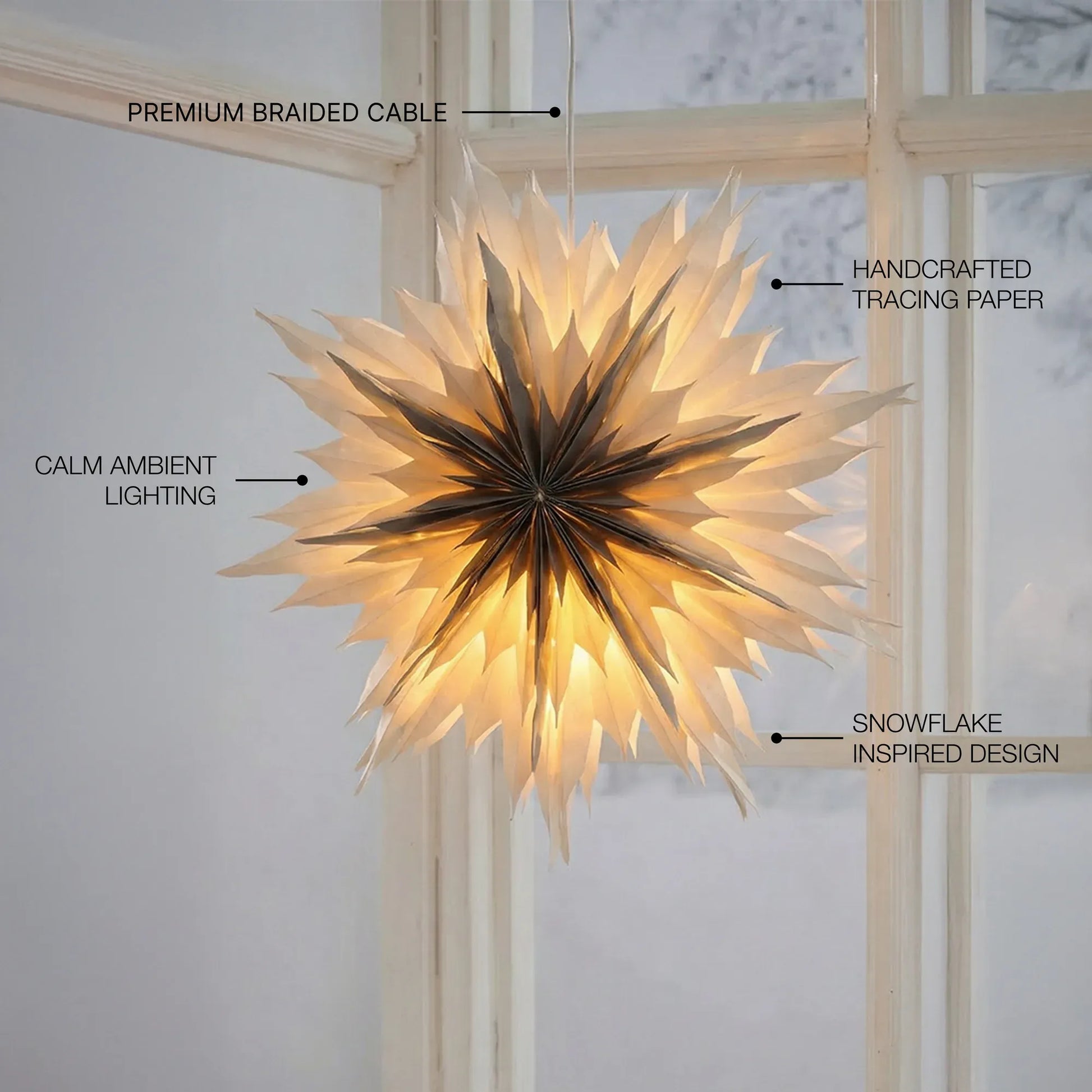 Snowflake Flower Festive Light