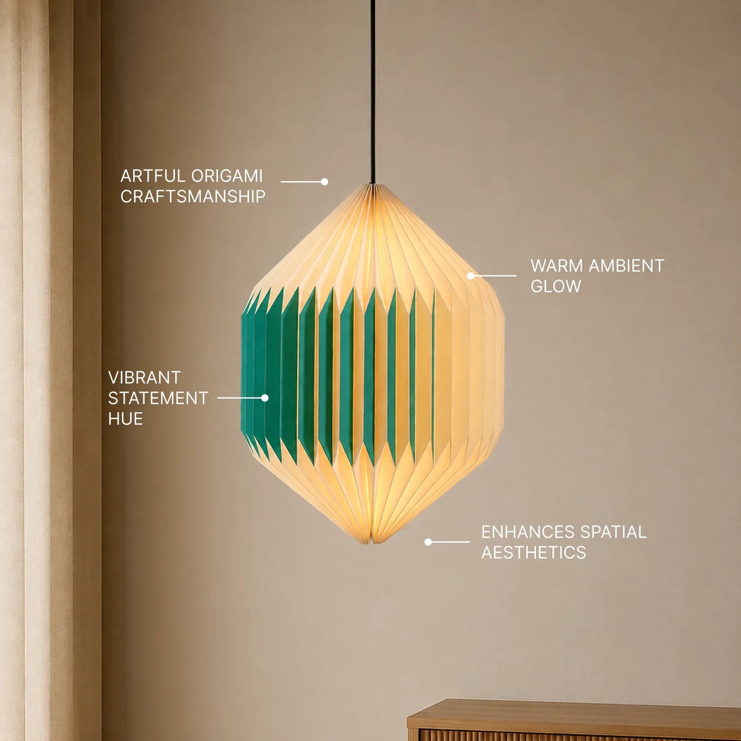 Oblong Pendant Lamp