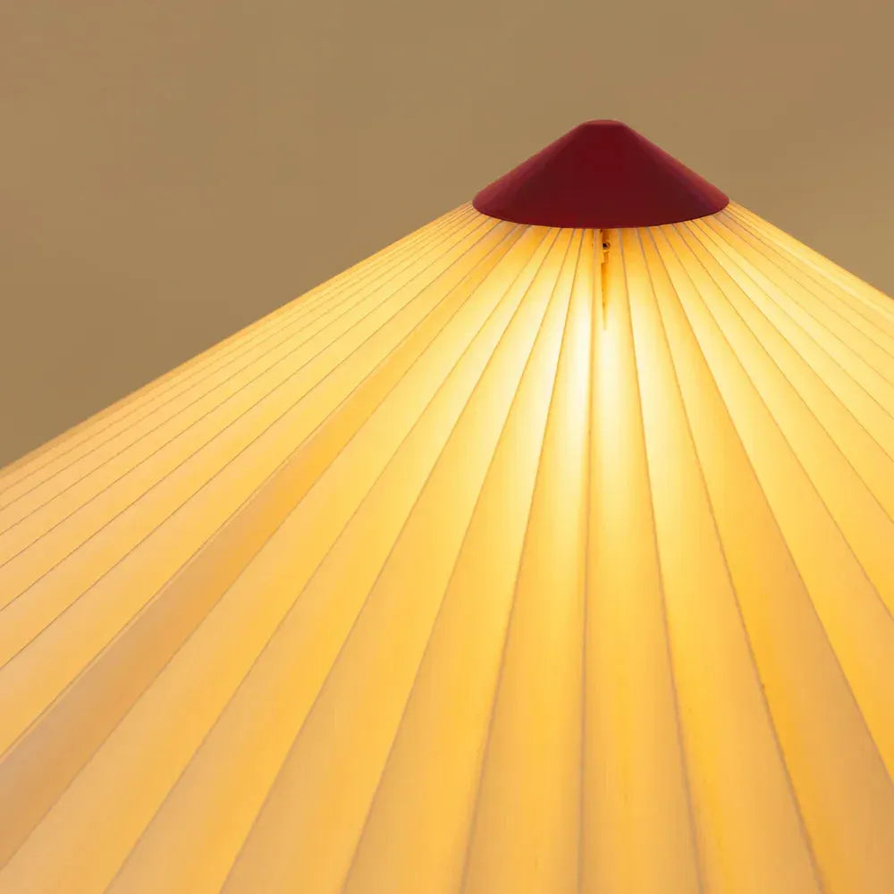 Wavy Floor Lamp Crimson Red