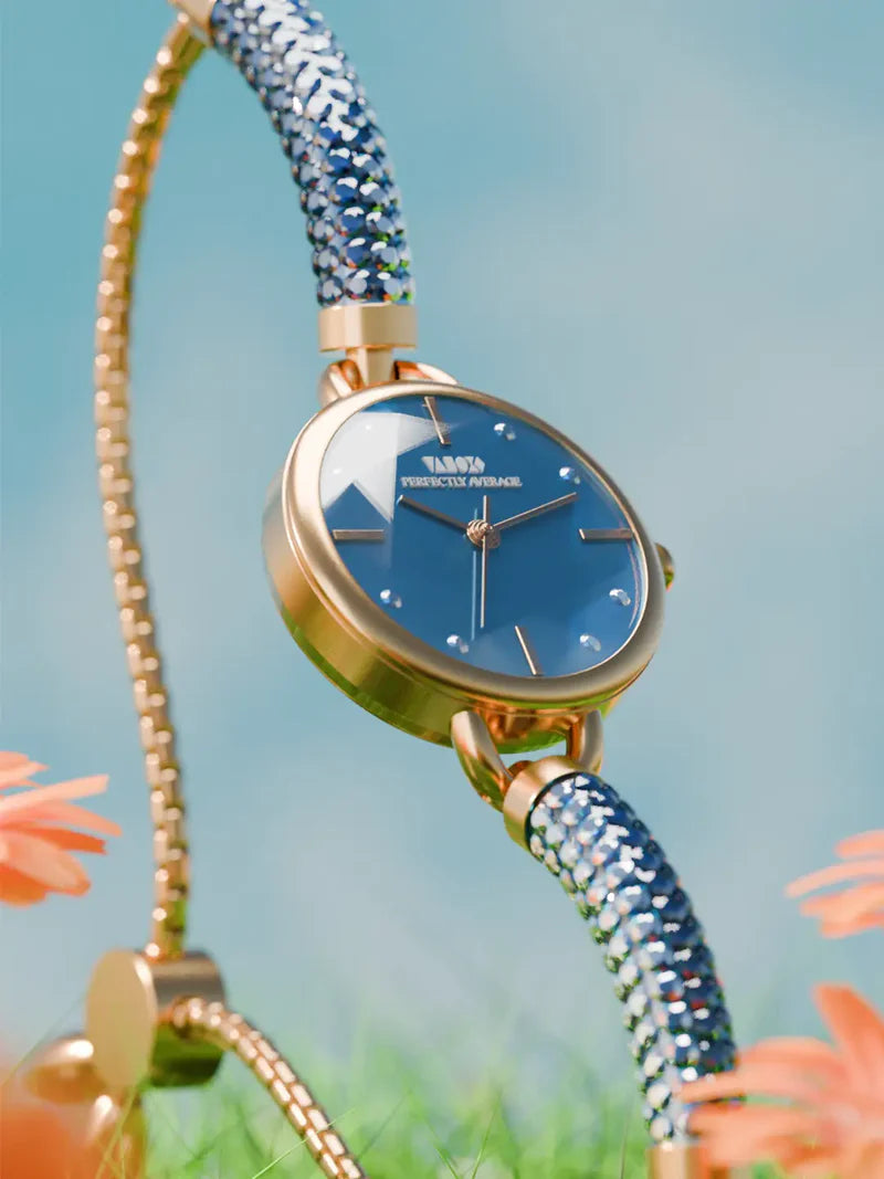 Crystal Slider Watch