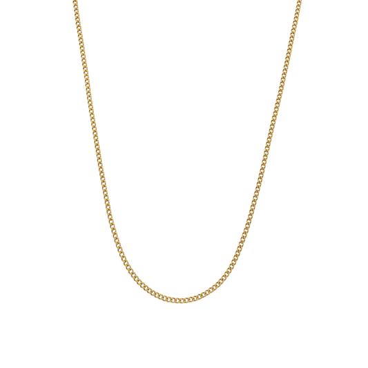 THIN CUBAN CHAIN (GOLD)