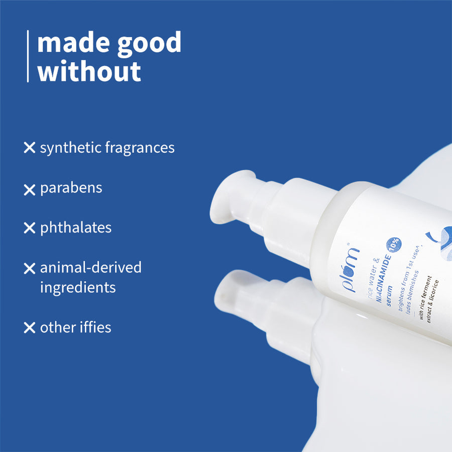 Plum 10% Niacinamide & Rice Water Brightening Face Serum