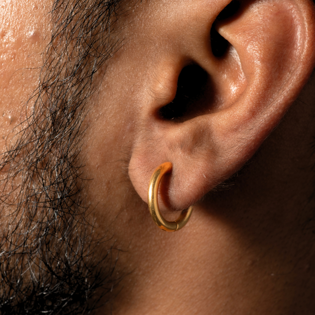 PRESSING HOOP - (GOLD UNPIERCED)