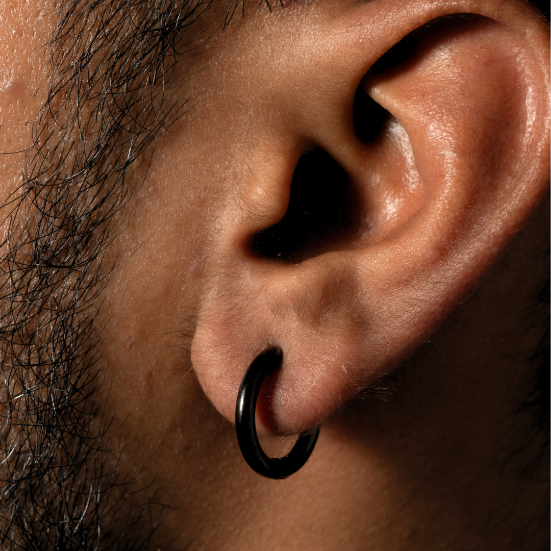 PRESSING HOOP - (BLACK UNPIERCED)