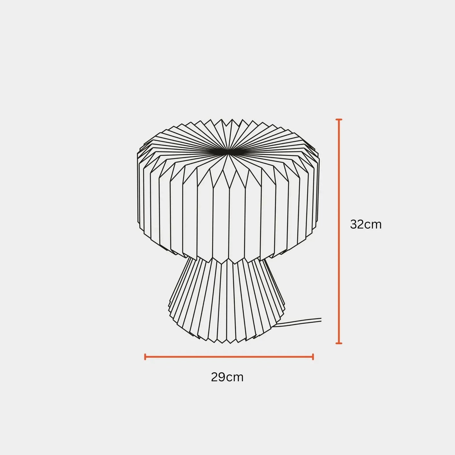 Orilamp Origami Table Lamp