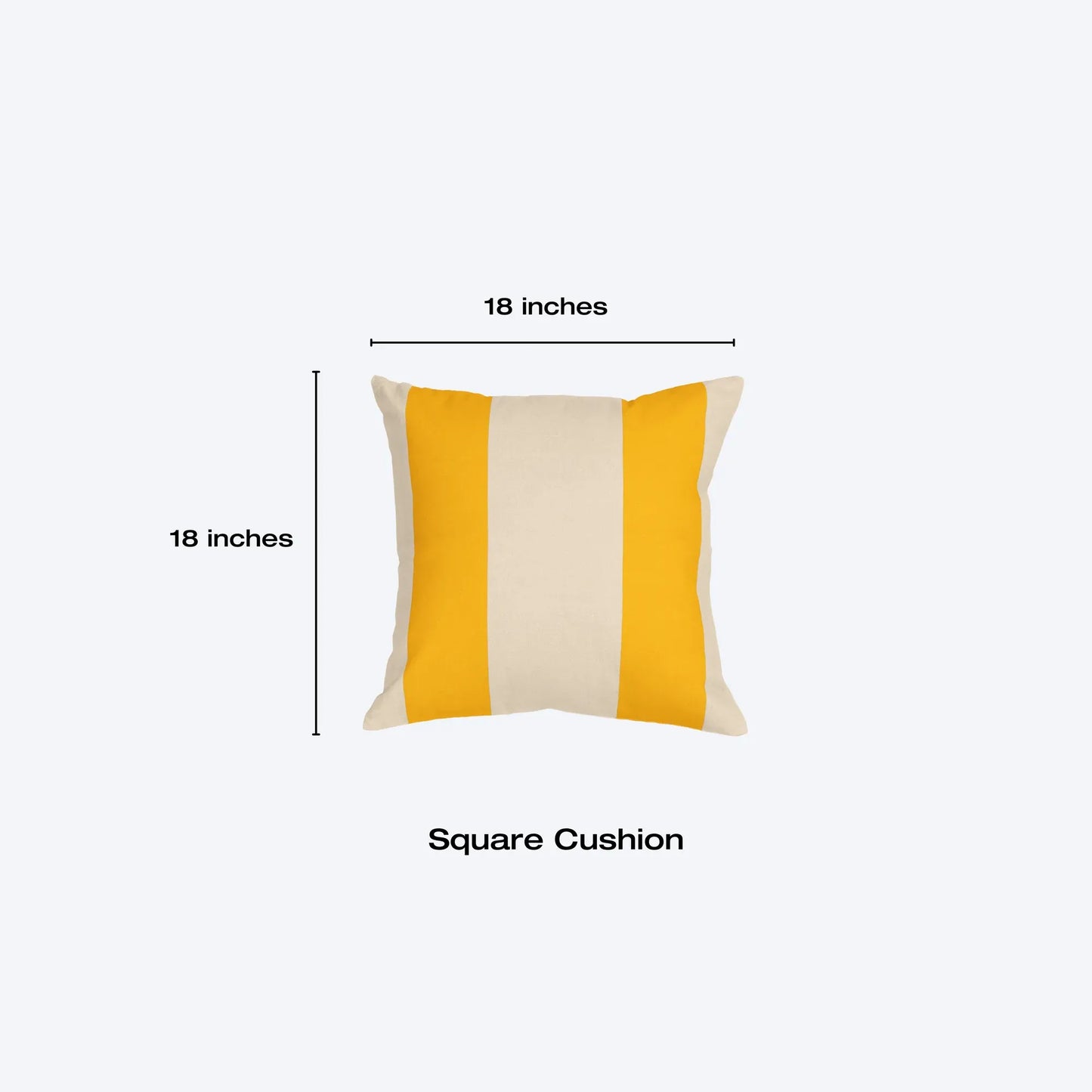 Colourways Cushion Cover Buttercream With Filler