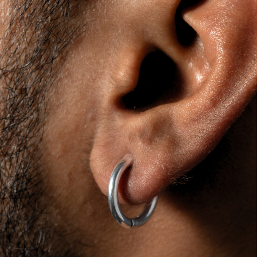 PRESSING HOOP - (SILVER UNPIERCED)