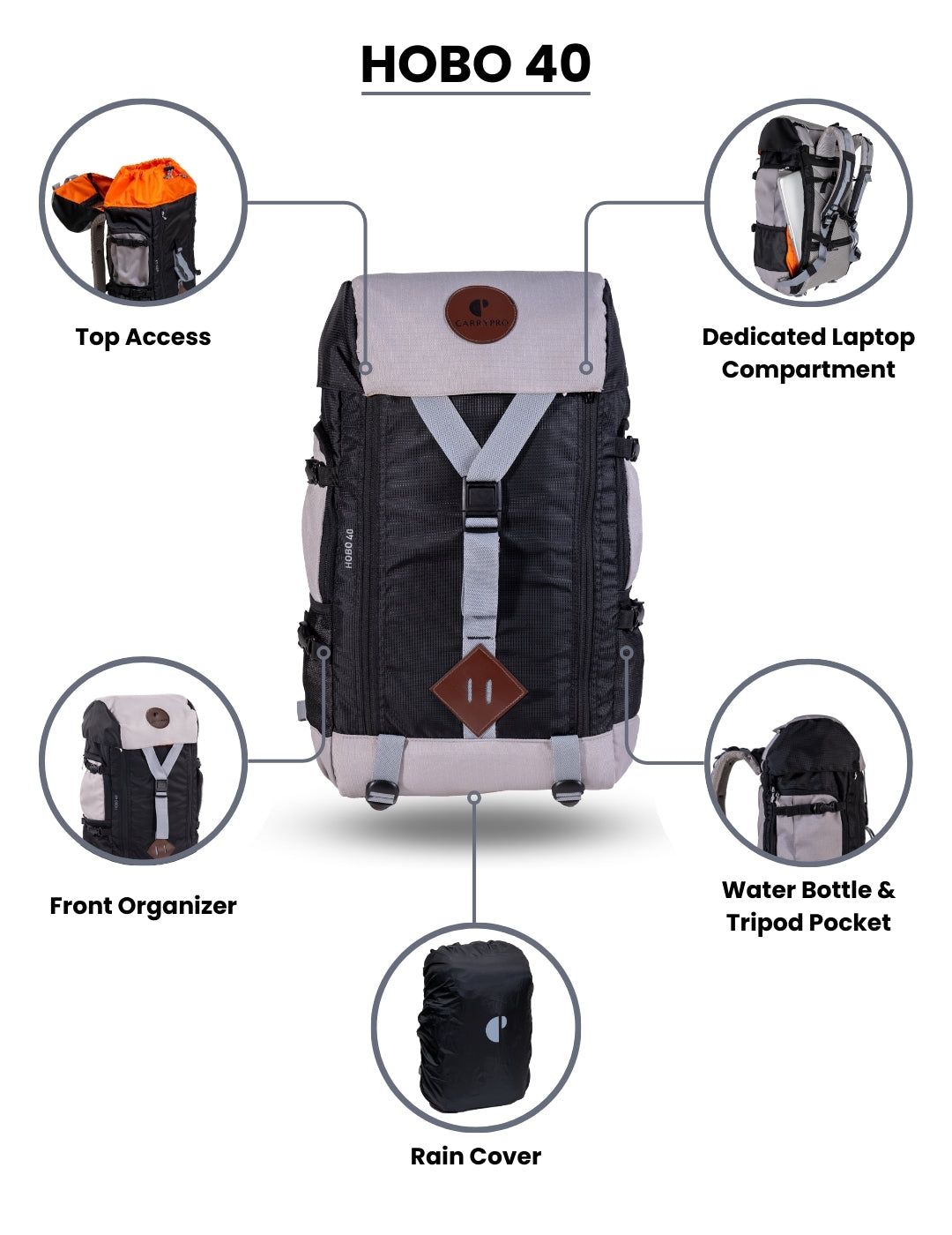 HOBO40 Functional Travel Backpack (40L)
